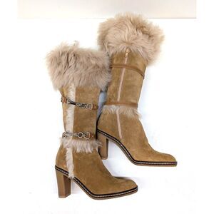 NWOT Coach Jessica Suede Boots, size 7.5B